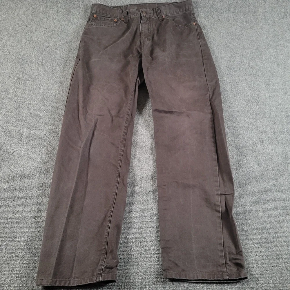 Levi's 751 Jeans Men's (Label 34x34) Regular Fit Black 100%‎ Cotton
